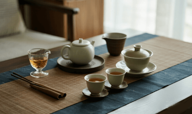 喝茶品酒